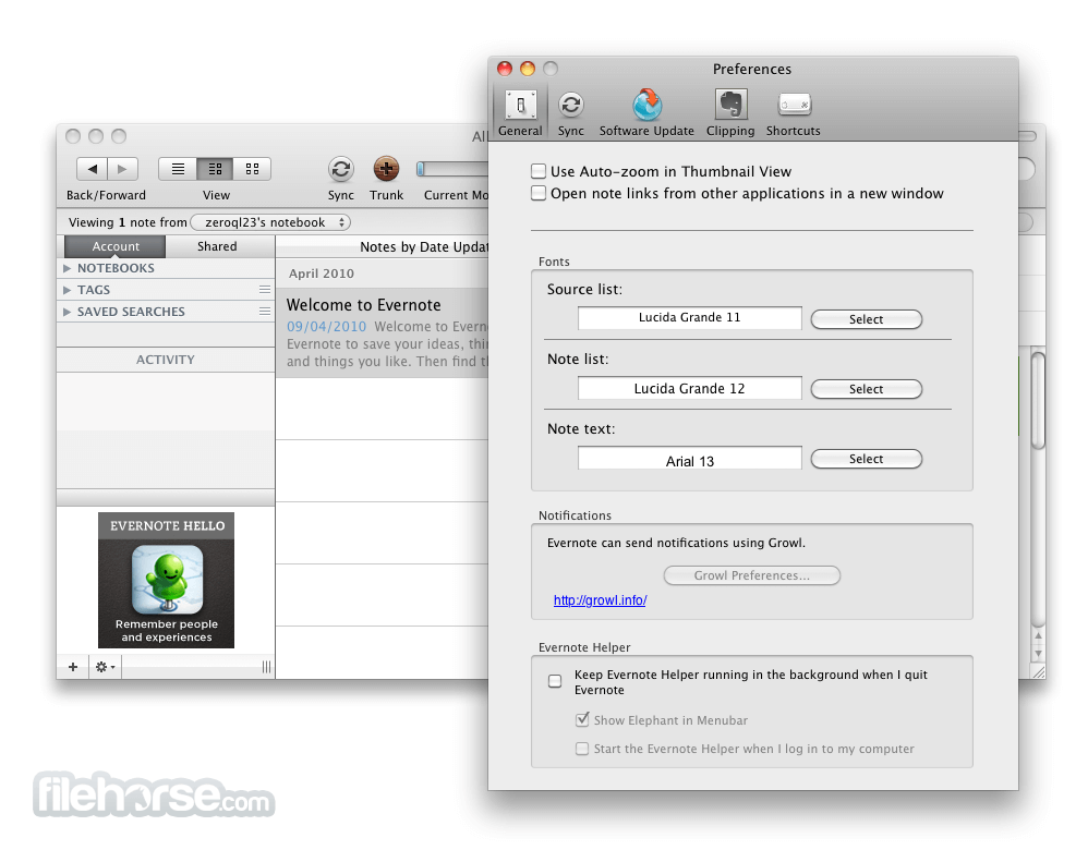 download the last version for apple EverNote 10.58.8.4175